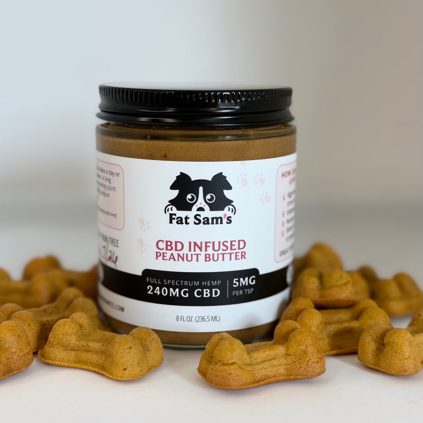 Fat Sam's CBD Infused Peanut Butter