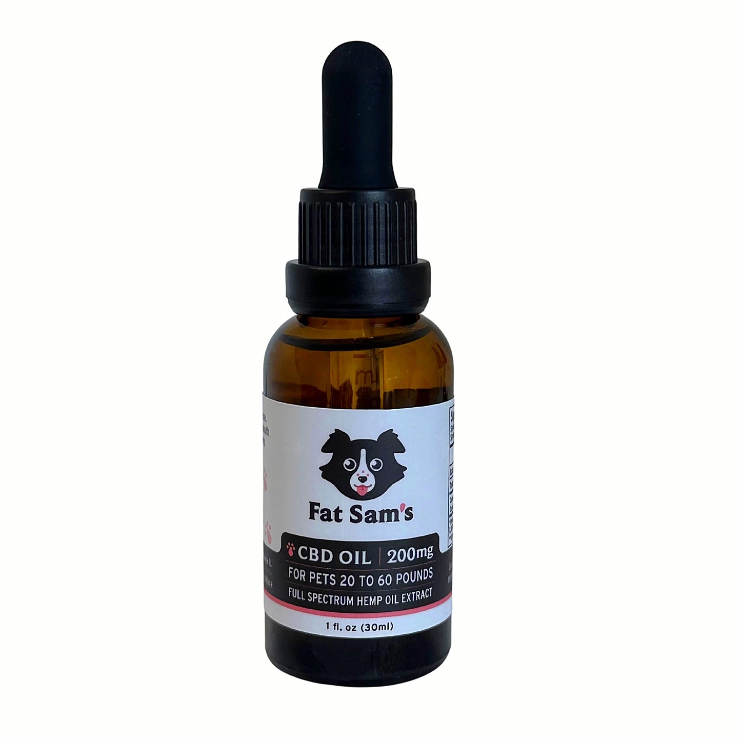 Fat Sam's CBD Oil for Cats & Dogs
