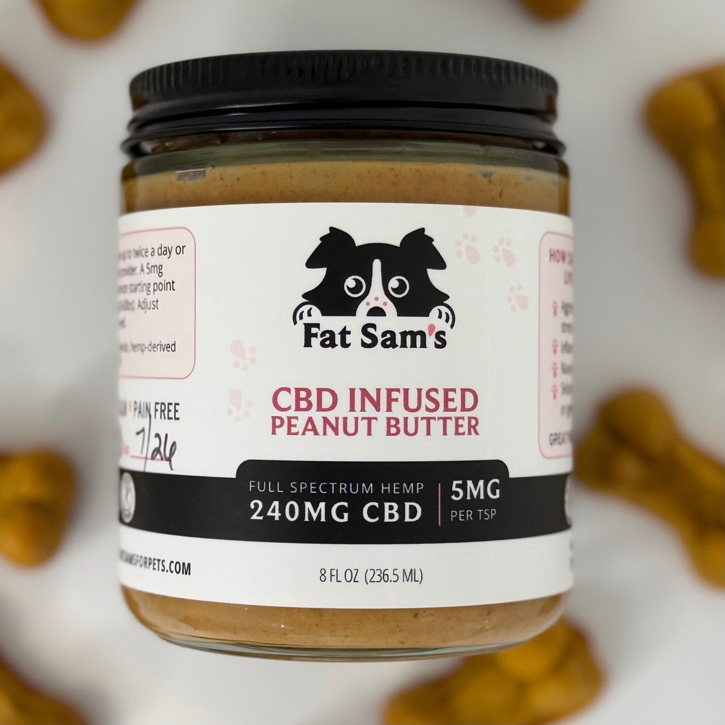 Fat Sam's CBD Infused Peanut Butter