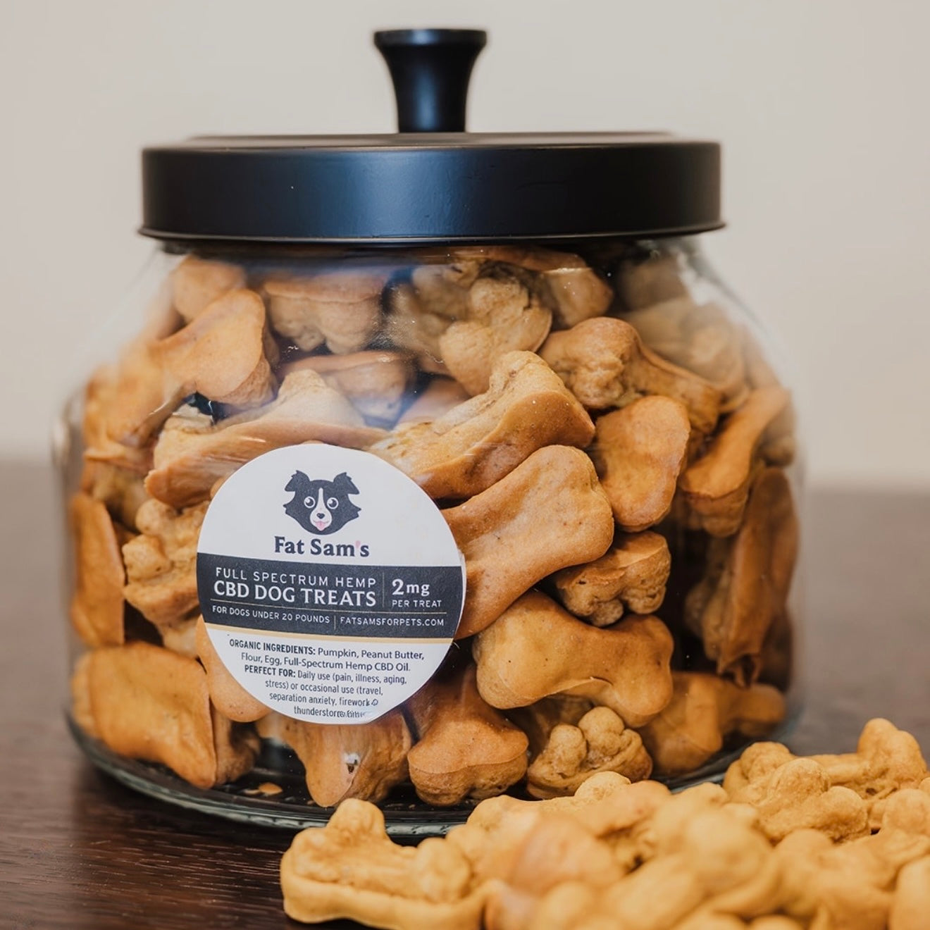 9 Dozen CBD Treats Jar